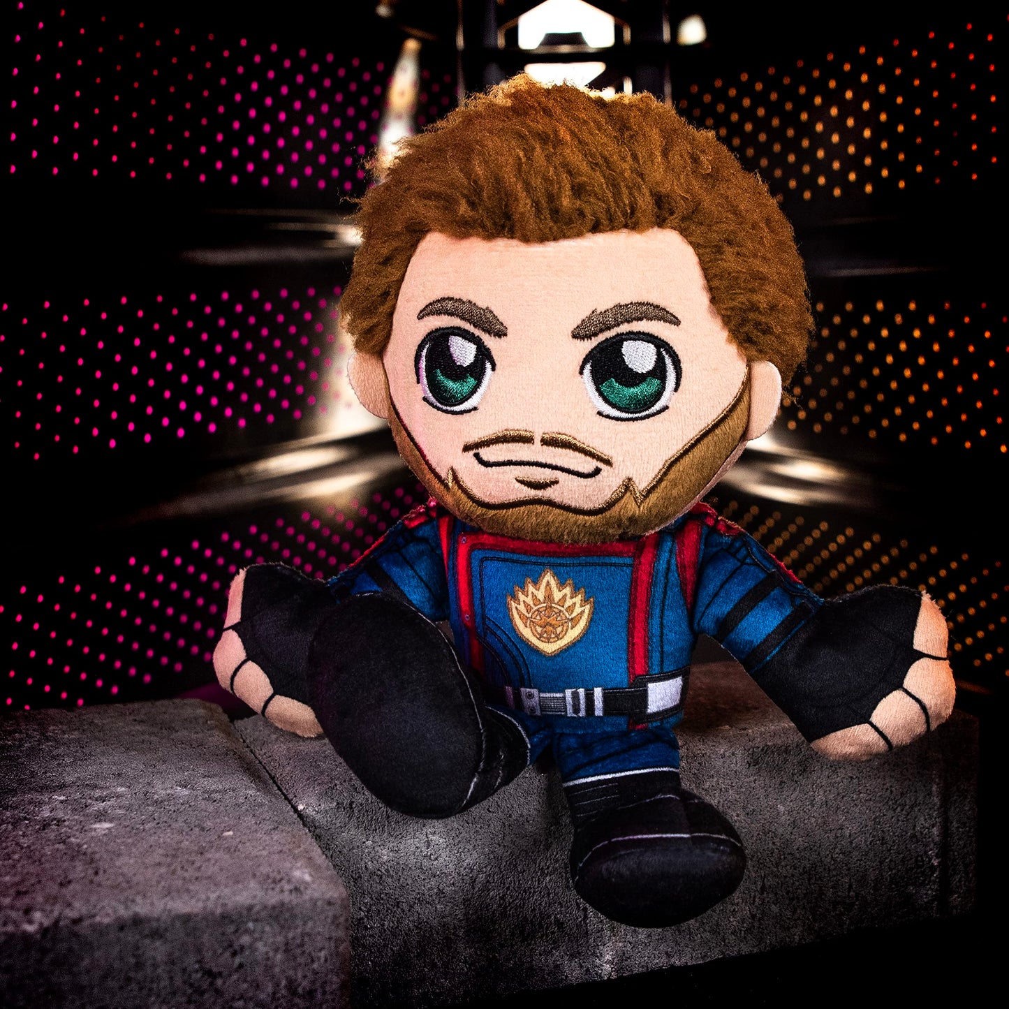 Bleacher Creatures Marvel Star-Lord 8' Kuricha Sitting Plush- Soft Chibi Inspired Toy