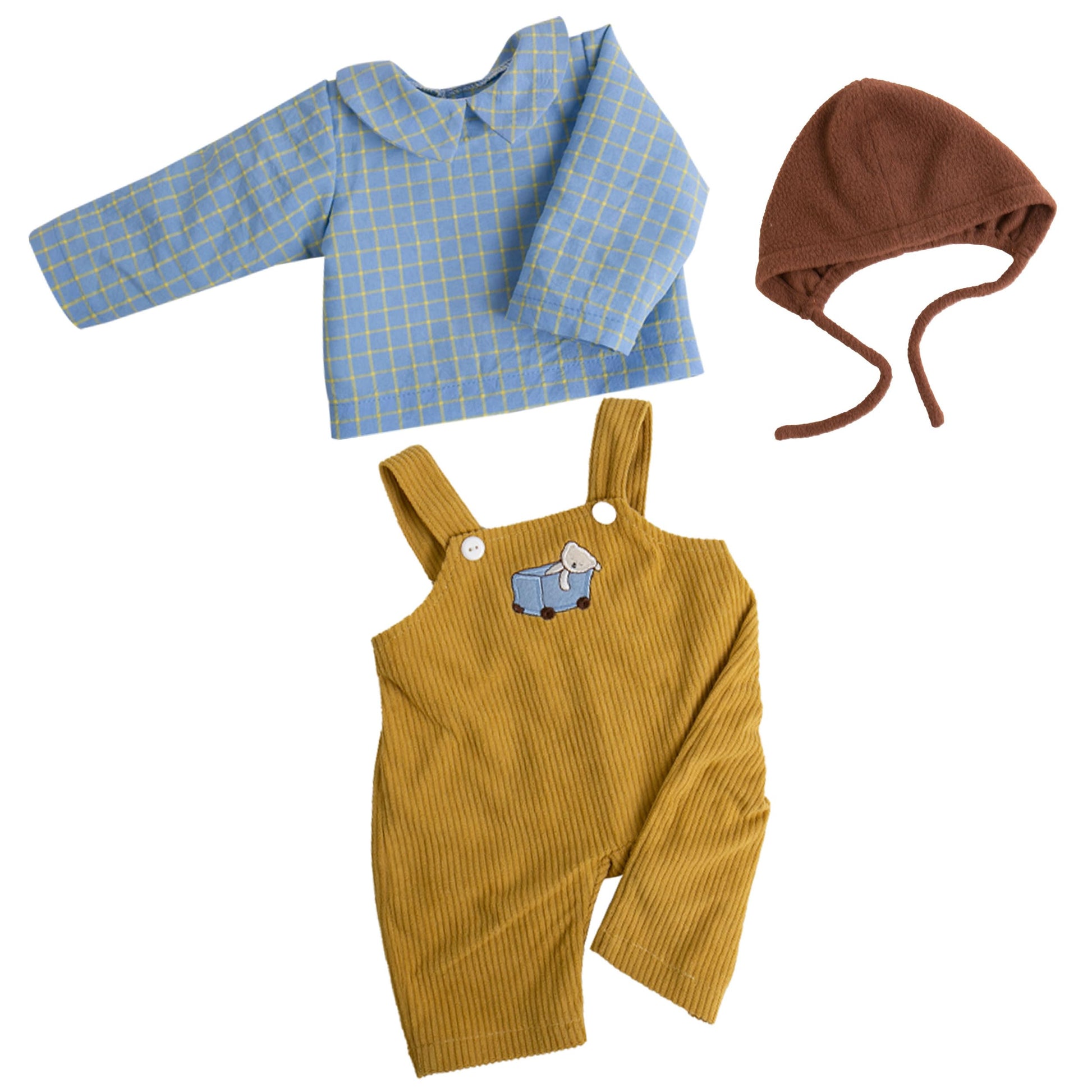 Ekokiz Reborn Baby Dolls Clothes Baby Boy Clothes Perfectly Cute Newborn Dolls Outfits 17-20 Inches Doll Accessories Fit Reborn