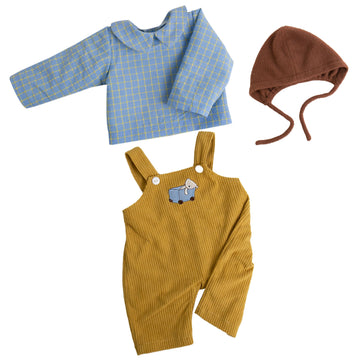Ekokiz Reborn Baby Dolls Clothes Baby Boy Clothes Perfectly Cute Newborn Dolls Outfits 17-20 Inches Doll Accessories Fit Reborn