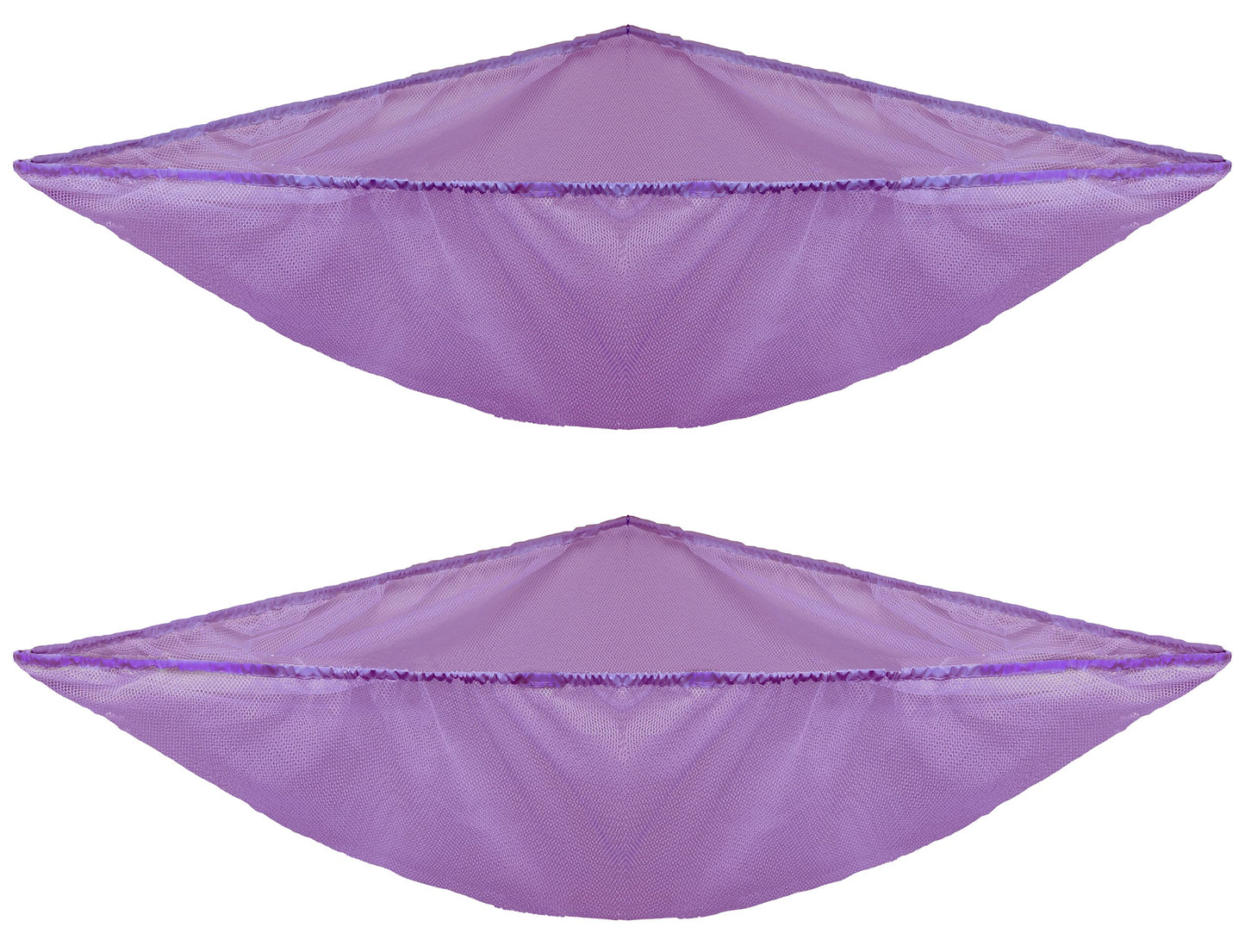 Simple Houseware 2 Pk - Stuffed Animals Jumbo Toy Storage Hammock, Purple