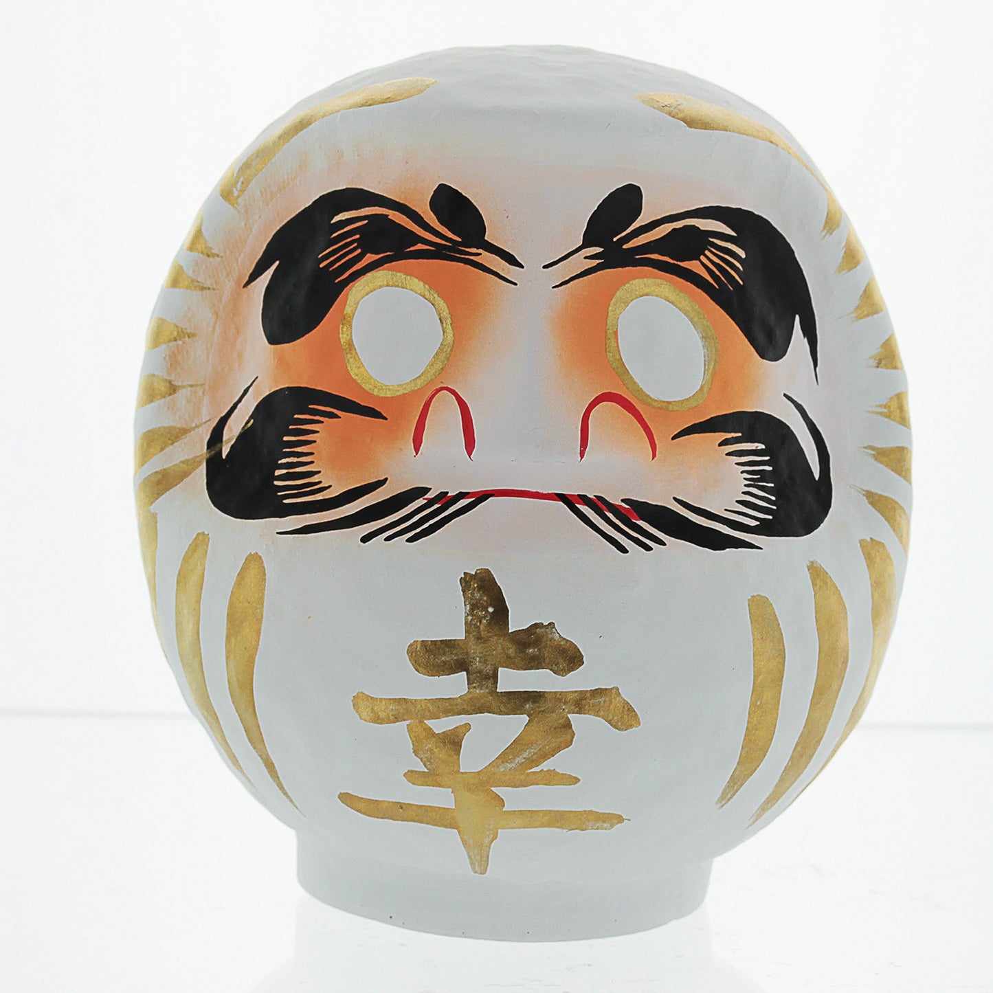 Daimonya Dharma Doll - Made In Japan - Peace & Purity (White, Medium 4.7 Inch)