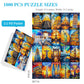 ALL4JIG World Landmark Fun Jigsaw Puzzles for Adults and Kids, 1000 Pieces, Christmas Secret Santa Gift, White Elephant Gifts, N
