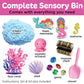 Creativity for Kids Sensory Bin: Mermaid - Mermaid Toys and Sensory Bins for Toddlers 3-4+  Sensory Box and Bin Filler  Toddler Activities and Mermaid Gifts for Girls