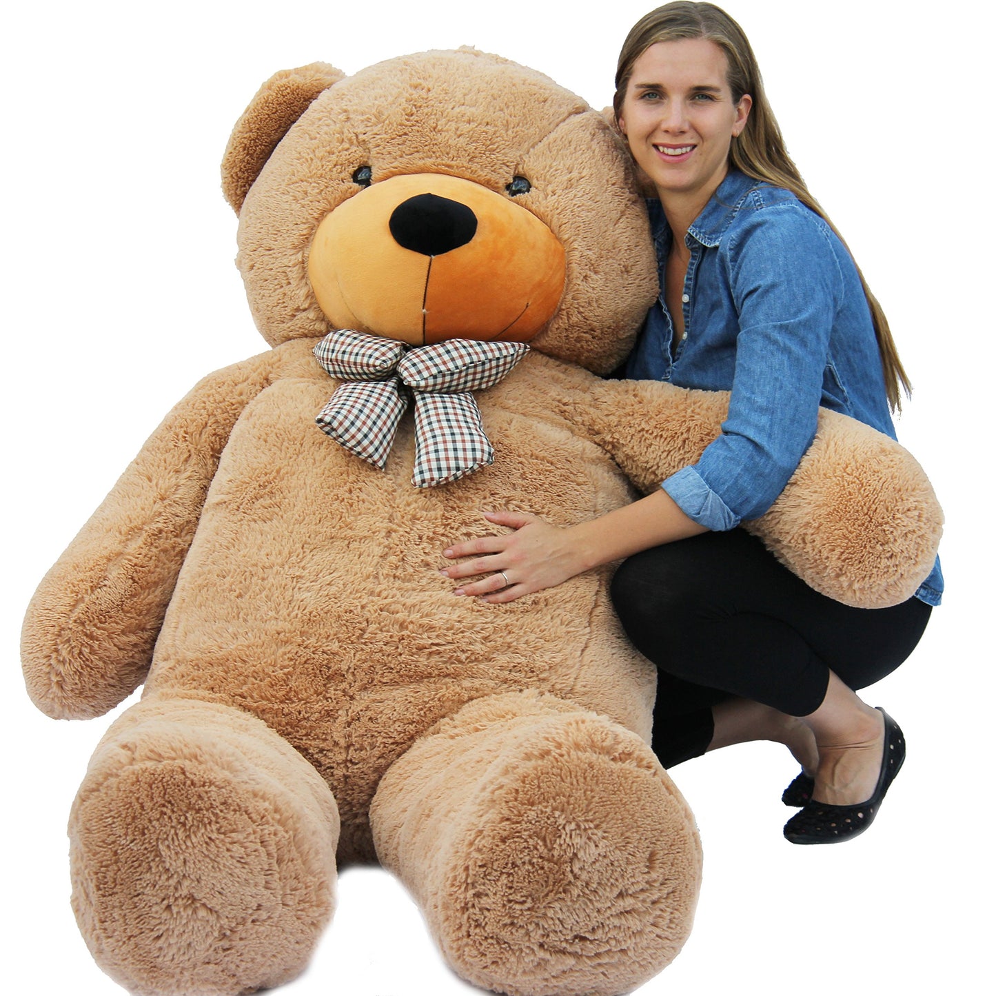 Joyfay 78' Giant Teddy Bear Huge 6.5 Feet Stuffed Teddy Bear Soft Toy Valentine'S Big Gift (Red)