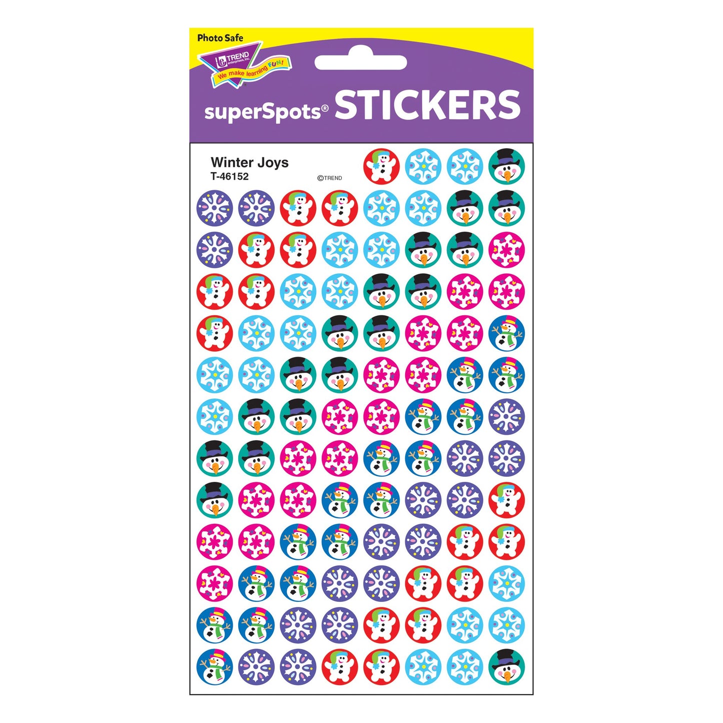 Trend Winter Joys superSpots Stickers, Classroom Incentives, 800 Count