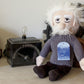 The Unemployed Philosophers Guild Albert Einstein Plush Doll, 11 inches, Soft Plush Material, Model 35