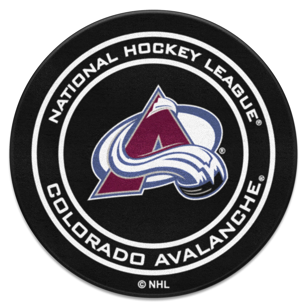Fanmats Colorado Avalanche Puck Floor Mat