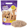 Kinetic Sand, 2lb Brown Play Sand, Moldable Sensory Toys for Kids, Resealable Bag (Packaging May Vary), for Ages 3 and up