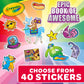 Crayola Epic Book Of Awesome Coloring Book (288Pgs), Animal Coloring Pages, Glitter Stickers, Travel Activity, Gift For Kids, Ages 3+