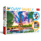 Trefl 600 Piece Crazy Shape Jigsaw Puzzle Sky Over Paris  France  Various
