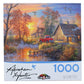 RoseArt 1000 Piece Jigsaw Puzzle - Abraham Hunter Autumn Mist - Multi-colored Paper Puzzle for Adults, Model 6400ZZP