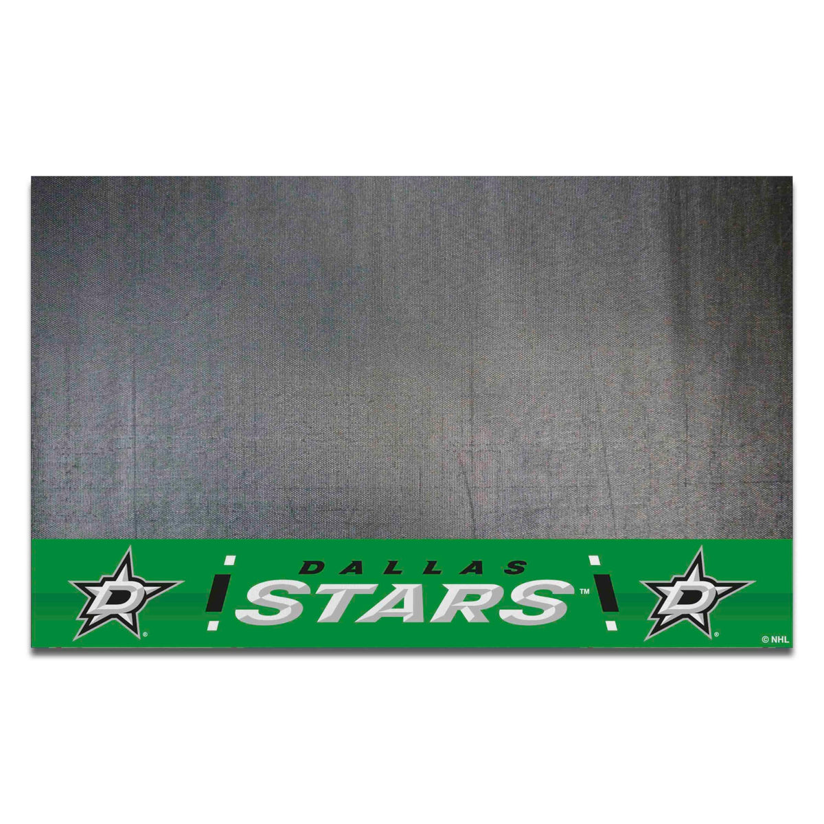 FANMATS 14233 Dallas Stars Vinyl Grill Mat - 26in. x 42in. - Deck Patio Protective Mat | Oil, flame, and UV resistant