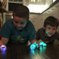 Marble Racers No. 26, LED Light Up Pull Back Race Car, Toy Vehicle for Kids 3 and Up