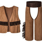 Cowboy Costume For Boys 7Pcs Set Kids Dress Up Birthday Party Halloween Cosplay 3-5T