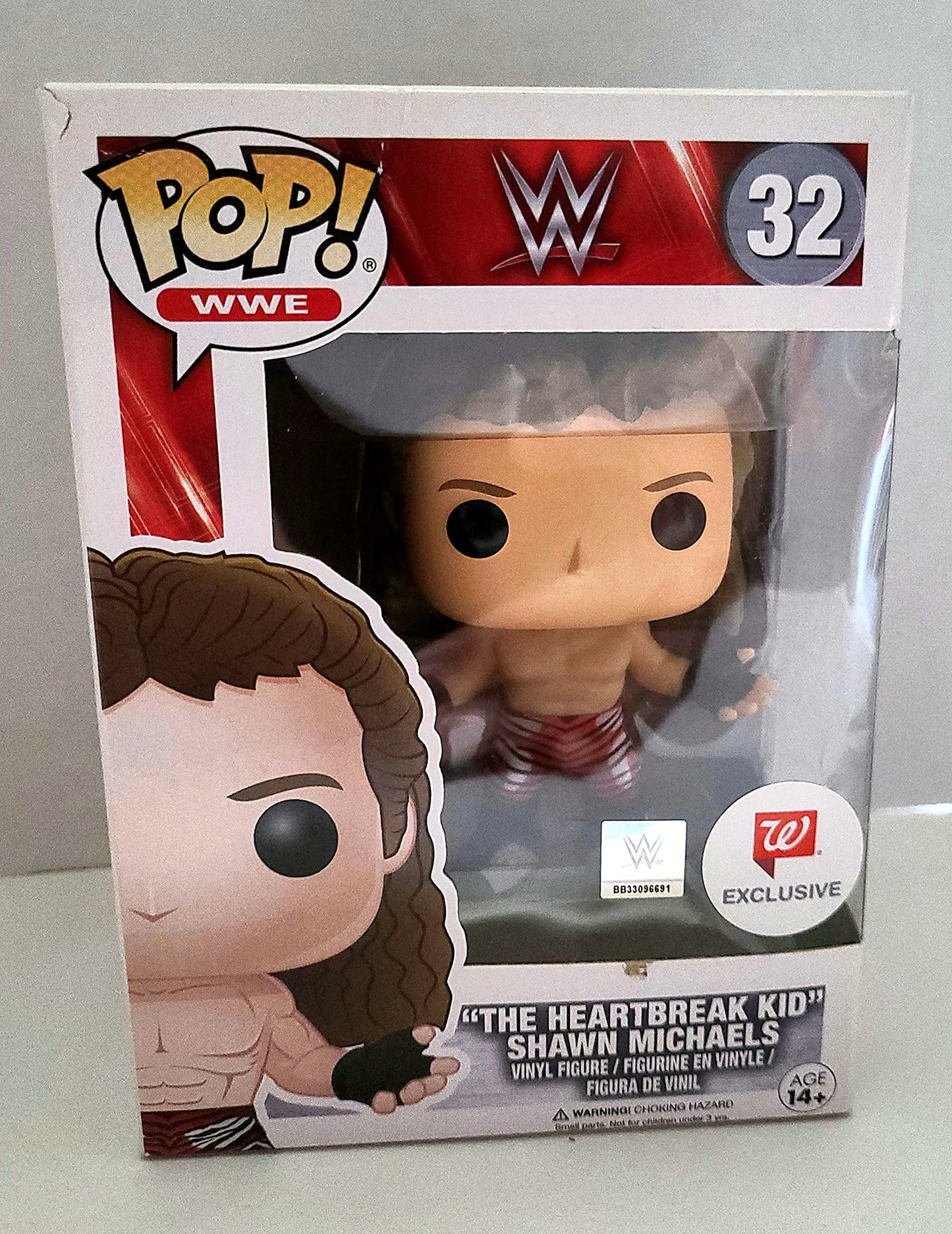 Funko Pop Wwe 'The Heartbreak Kid' Shawn Michaels Exclusive Vinyl Figure