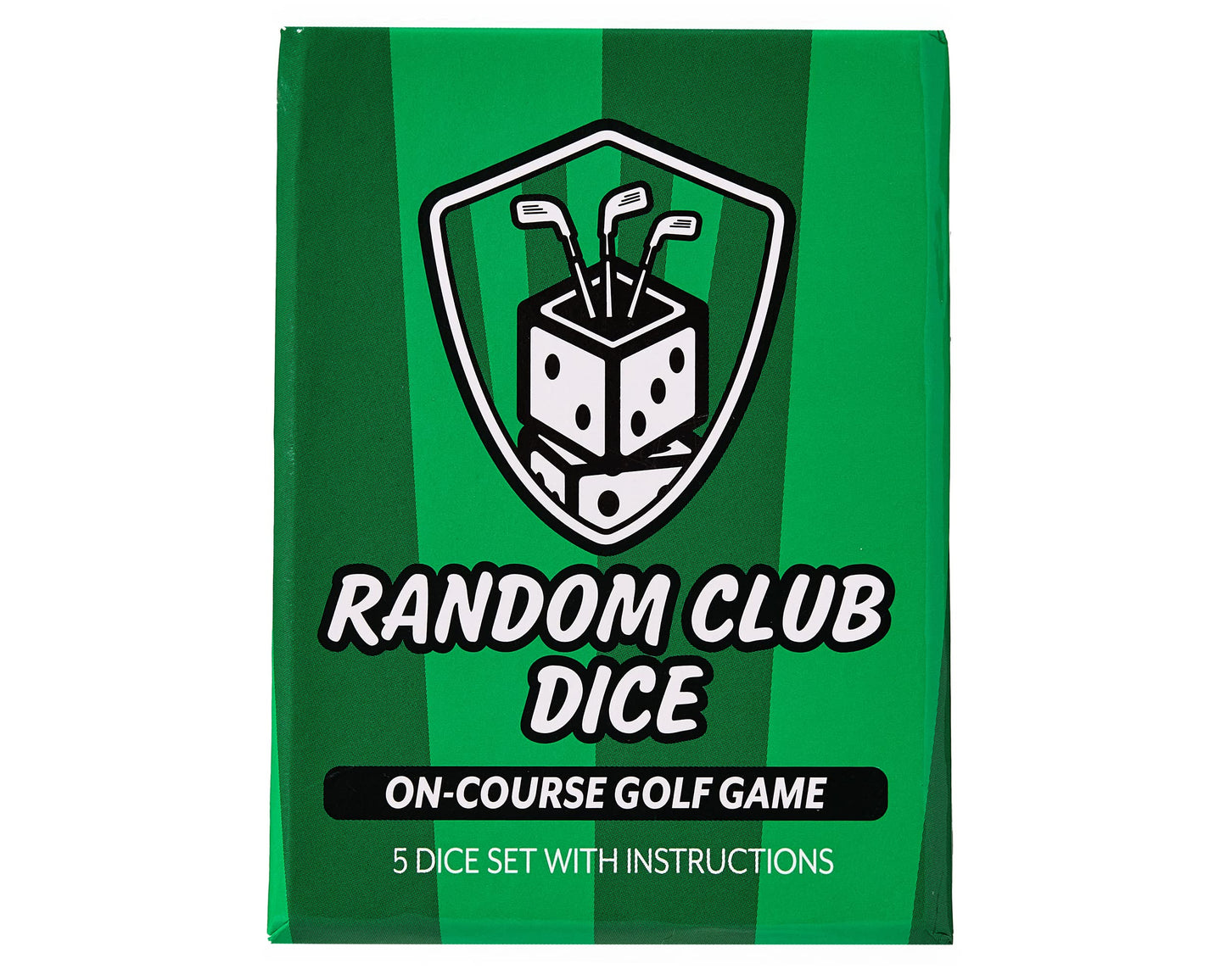 Random Club Dice On-Course Golf Dice Game - Fun Golf Dice Games Challenge for Golfers and Friends - Portable Dice Games On-Cours