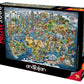 Anatolian 3000 Piece Jigsaw Puzzle - Wonderful World Map, Model 4923, Multicolor Cardboard, Standard Size