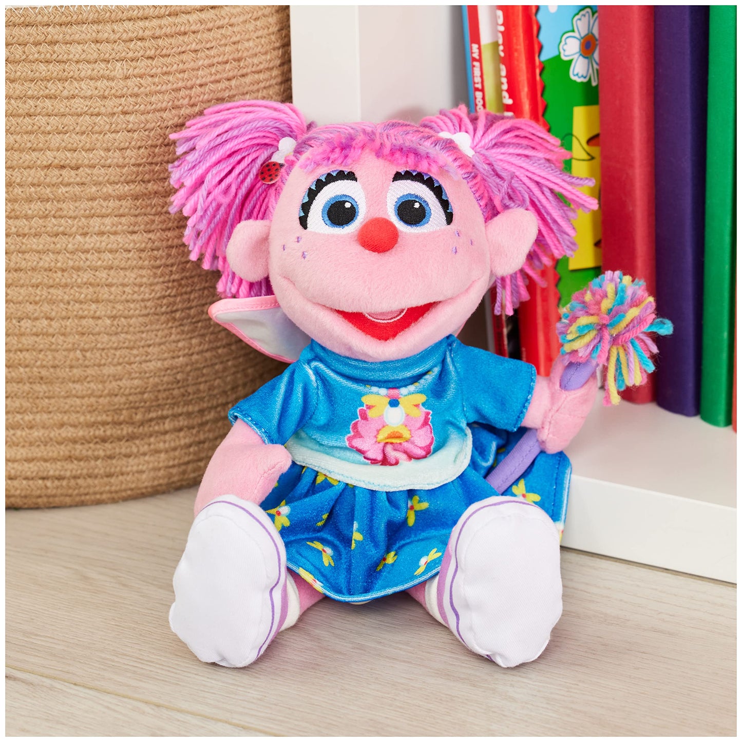 Gund Sesame Street Official Abby Cadabby Muppet Plush, Premium Plush Toy For Ages 1 & Up, Pink/Blue, 11