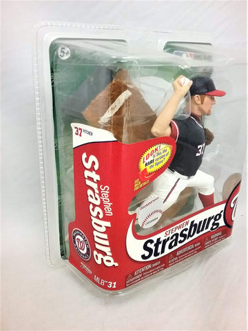 Stephen Strasburg 2013 Mcfarlane Mlb 31 Figure Blue Jersey Washington Nationals