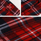 Beautifulfashionlife Women`S Plus Size Flat Scooter Sports Pleated Short Skirts(4Xl,Red Blue)