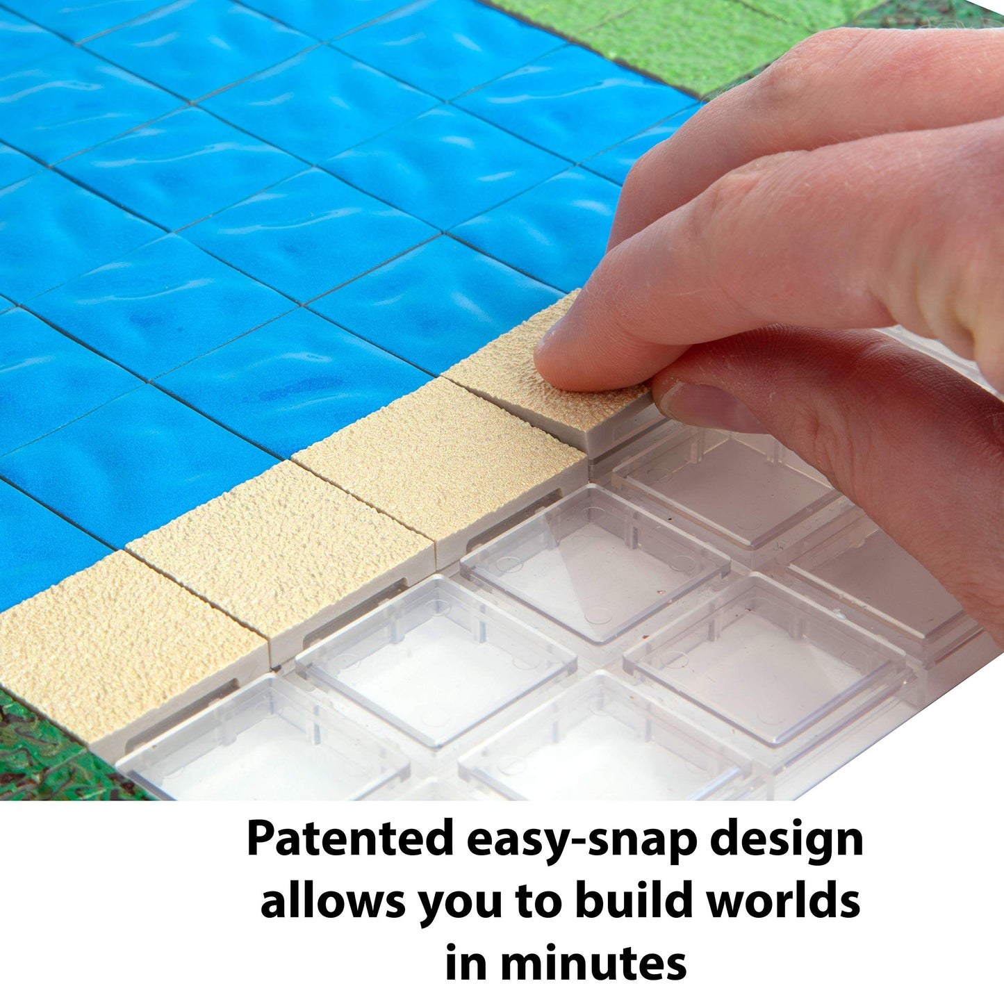 Monster Adventure Terrain- 50Pc Limestone Tile Expansion Pack- Hand-Painted 1X1 - Tile Set- Amazing Tabletop Terrain In Minute- Customize Your D&D And Pathfinder Dungeons