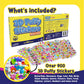 Purple Ladybug 3D Puffy Stickers For Kids - 40 Sheets, 950+ Foam Stickers For Toddler Girls & Boys - Fish, Animals, Alphabet, Cars, Dinosaurs & More