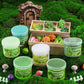 6 Packs Gradient Green Slime Kit - Cloud Slime, Butter Slime & Clear Slime, Crunchy Slime For Kids With Various Slime Add-Ins, Non Sticky Slime Party Favors For Girls And Boys, 360Ml Vegetable Slime
