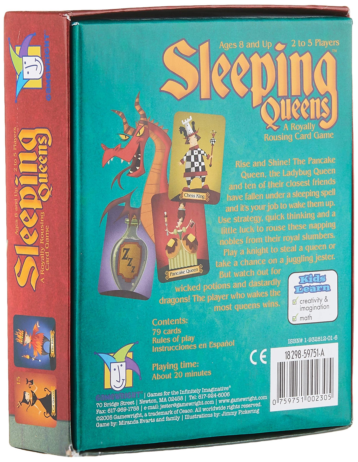 Sleeping Queens Fun Card Game for Kids and Families. Great for Kids aged 8+ and 2-5 Players, from Gamewright.