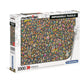 Clementoni Mordillo Impossible Jigsaw Puzzle, 1000 Pieces, Made In Italy, Adults Puzzles, 39550
