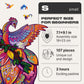 Unidragon Wooden Jigsaw Puzzles - Fairy Bird, 107 Pcs, Small 7.1 X 9.1, Beautiful Gift Package, Unique Shape Best Gift For Adults And Kids
