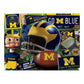 YouTheFan NCAA Michigan Wolverines Retro Puzzle - 500 Pieces, Cardboard, Team Colors, Model 0950165