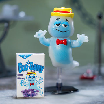 General Mills 6' Scale Boo Berry Glow In The Dark Action Figure, Toys For Kids And Adults