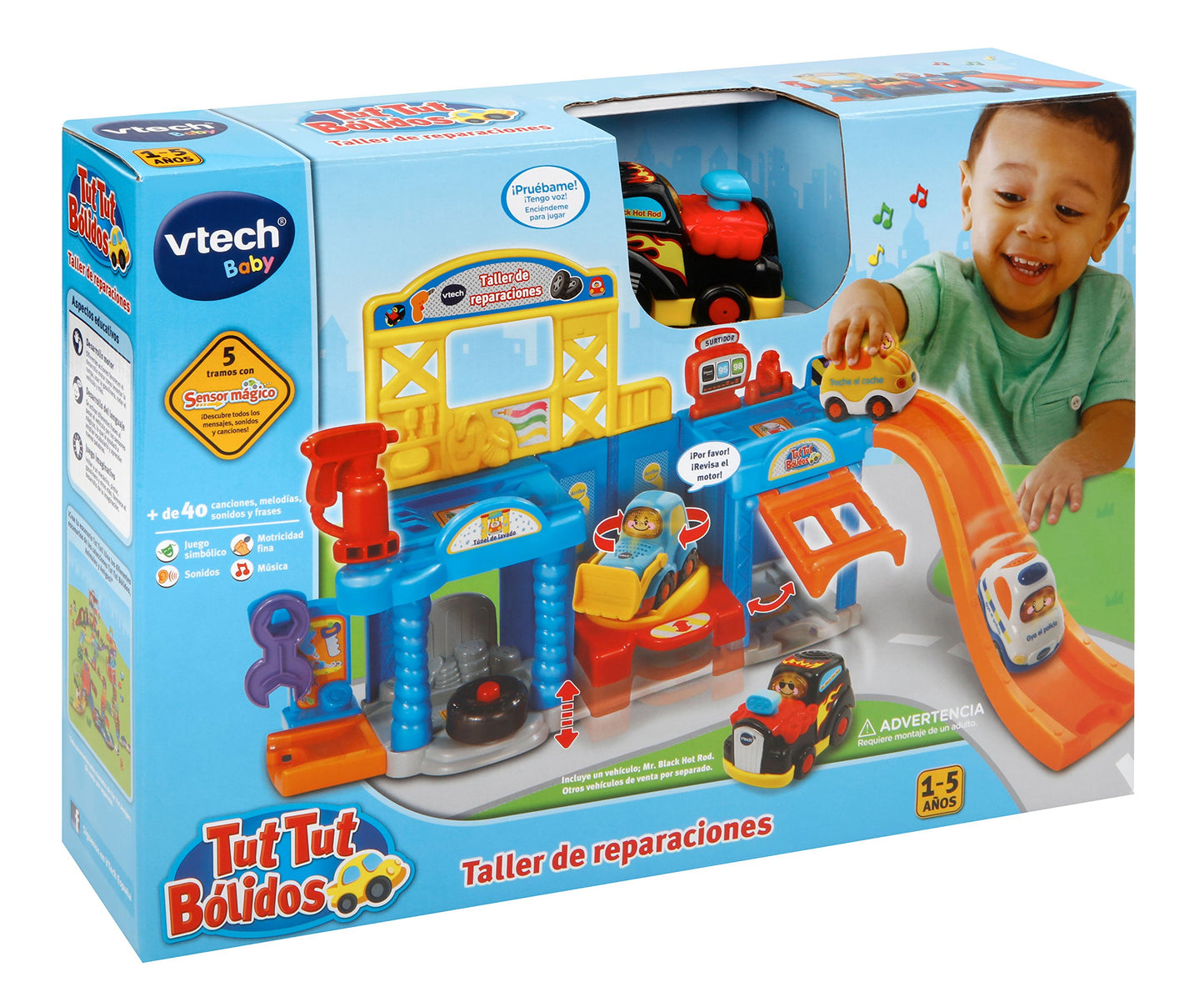 VTech Repair Shop of Tuttut Bolides, Assorted Color, Model 80-164822, Plastic, Única Size
