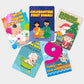 Crackles Funny Theme Baby Milestone Cards Recording 012 Months Along With Funny Event Cards Pack Of 35 Cards, Multicolor