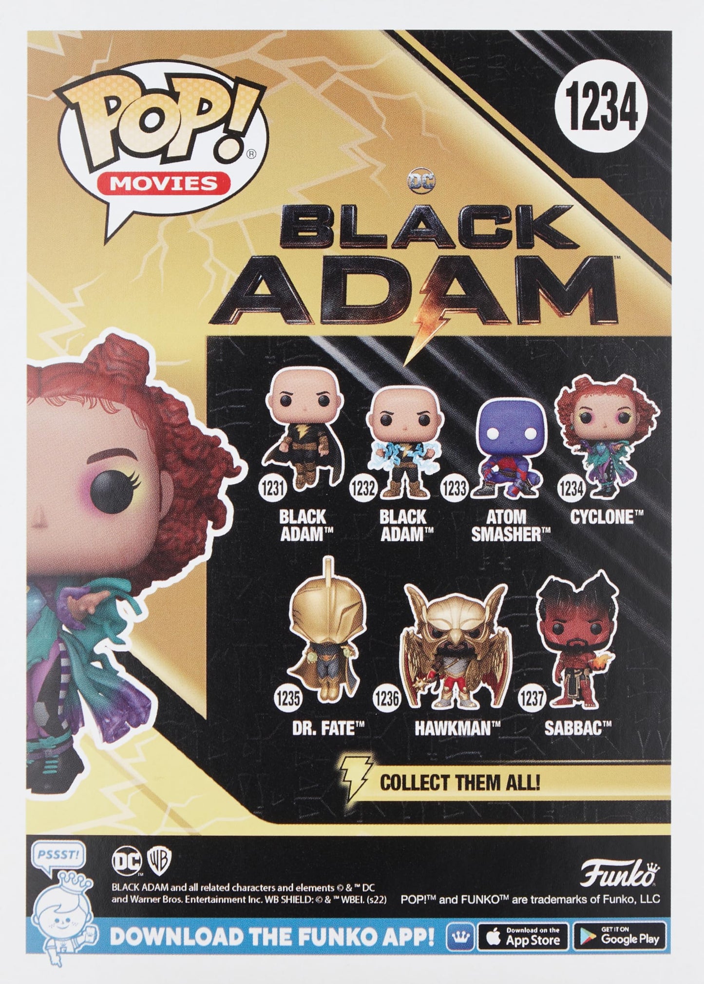 Funko Pop! Movies: Black Adam - Cyclone