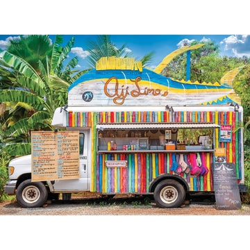 RoseArt - Kodak enhanced - Food Truck  Oahu  HI - 1000 Piece Jigsaw Puzzle for mature-themeds
