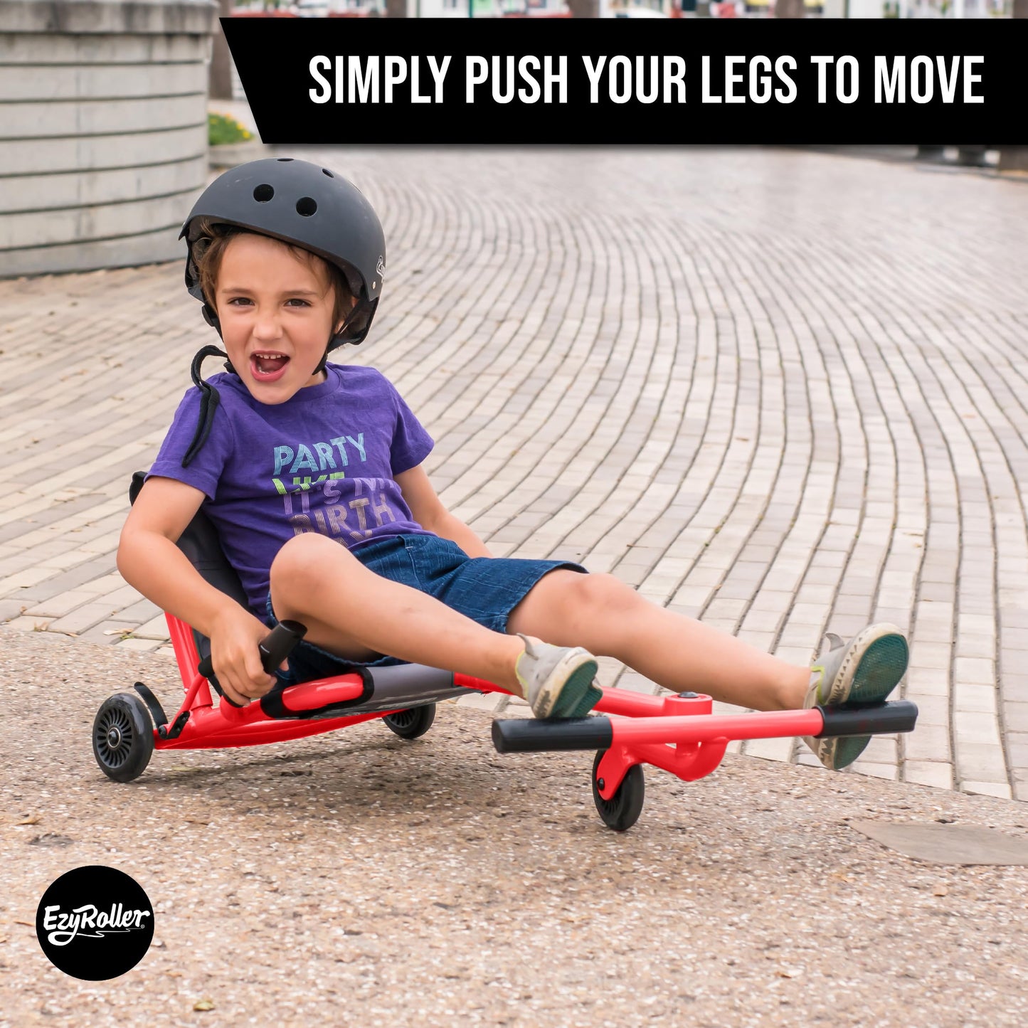 Ezyroller Classic X Ages 4+, 45Lbs - 120Lbs - Red