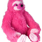 Wild Republic Three-Toed Sloth Plush, Stuffed Animal, Plush Toy, Gifts For Kids, Pink, Cuddlekins 12'
