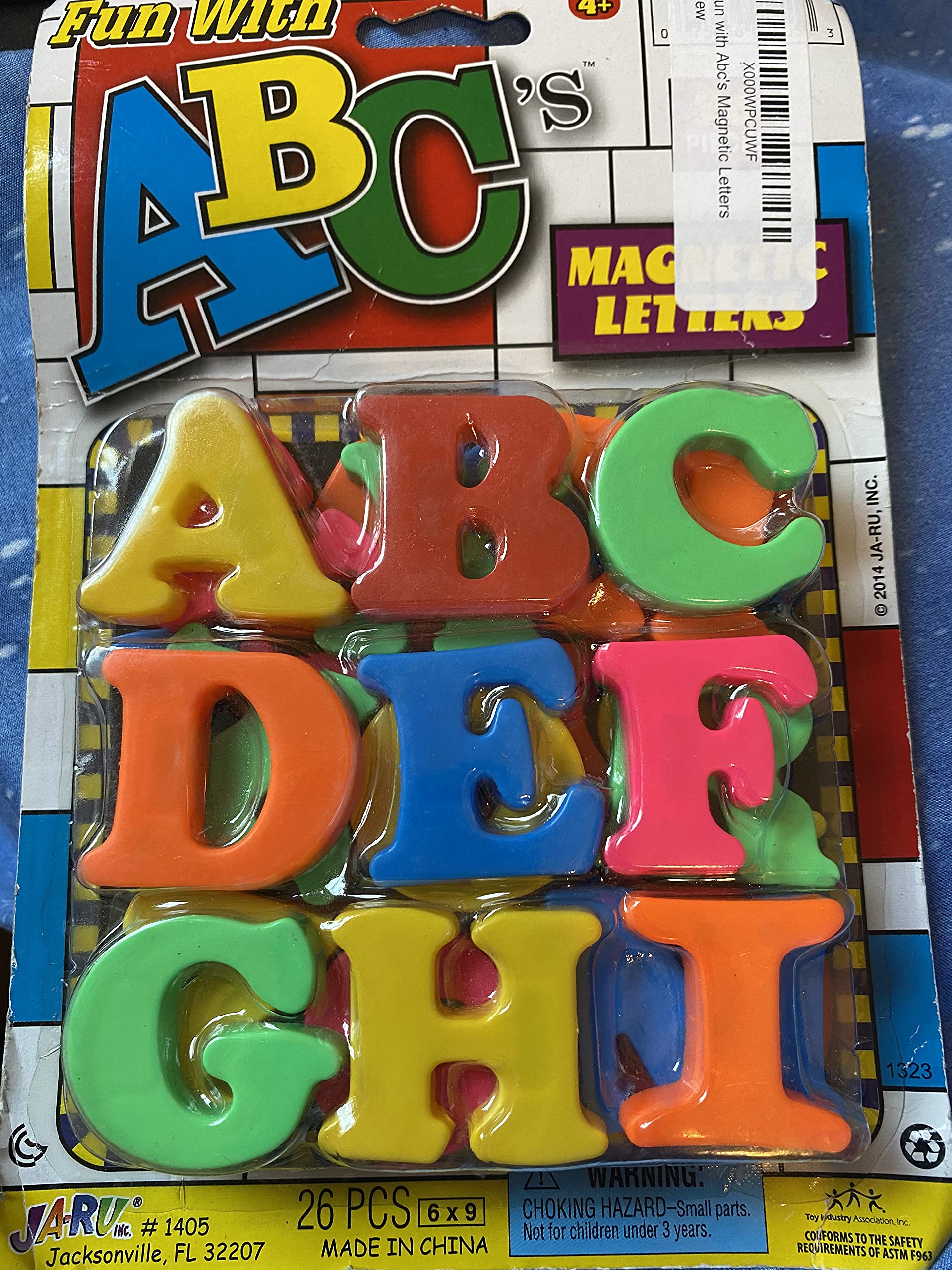 JA-RU Fun with Abcs Magnetic Letters