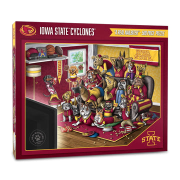 Youthefan Ncaa Iowa State Cyclones Purebred Fans 500Pc Puzzle - A Real Nailbiter