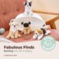Bearington Lil' Pugsly Small Plush Pug Stuffed Animal Puppy Dog, 6 Inch