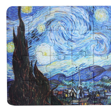 Yogeon 24 Pieces Starry Night Puzzle, Toddler Easy Puzzles For Kids Ages 3-5,4-6 Artist-An Intellectual Decompression Entertainm