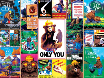 Masterpieces 550 Piece Jigsaw Puzzle For Adults, Family, Or Youth - Smokey Bear - 18''X24''