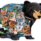 Masterpieces 100 Piece Shaped Jigsaw Puzzle For Kids - Forest Friends - 14''X19''