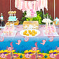 Bkeecten 3Pack Pink Cartoon Axolotl Party Table Cover Reptile Animals Waterproof Disposable Tablecover Plastic Rectangle Tablecl
