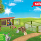 Schleich Farm World, Easter Toys For Boys And Girls Ages 3-8, 8-Piece Playset, Rabbit Hutch And Bunny Playpen Toy Set