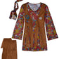 Fun World Girl'S Peace & Love Hippie Child Costume, Small