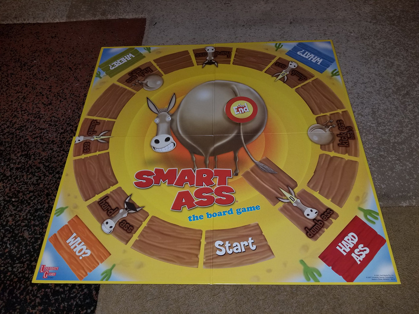 University Games Smart Ass Trivia Board Game For 2 Or More Players, Ages 12 And Up