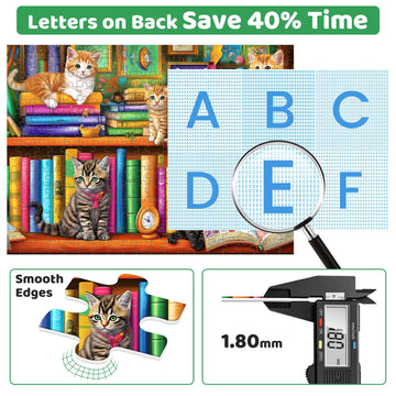 300 Piece Puzzles for mature-themeds Jigsaw Puzzles 300 Pieces Cat Aniamls Puzzle 300 Pieces mature-themed Jigsaw Puzzle Games Funny Puzzles for mature-themed Kids Senior Challenging Family Games Gift Toy