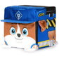 Rubble & Crew Stuffed Animals, Wheeler, 4-Inch Cube-Shaped Plush Toy For Kids Ages 3 And Up